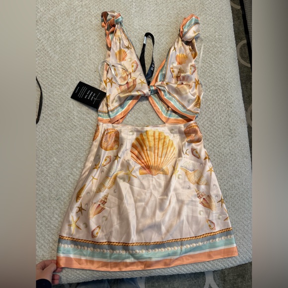 NWT Retrofête ($598) Icelyn silk Dress Shell Foulard - size small - Picture 10 of 14